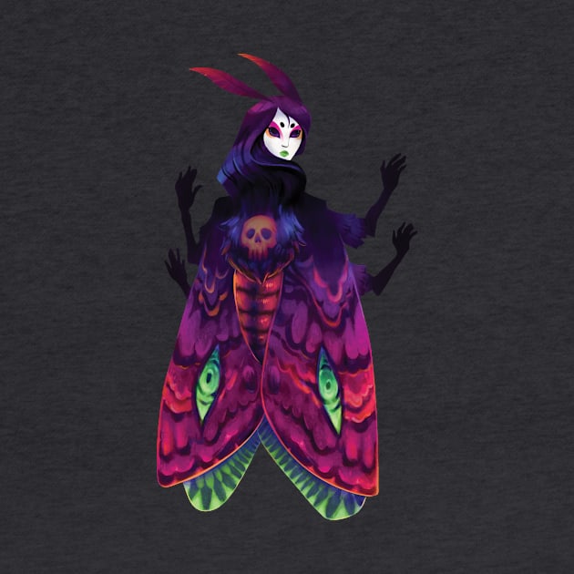 Occult Moth Lady by TealCicada